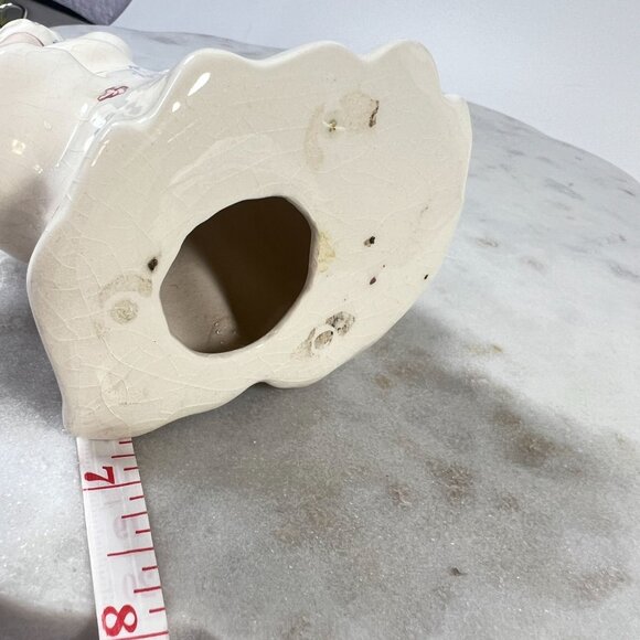 Vtg Ceramics Collection Victoria 7" Figurine Girl Floral Dress Bonnet ** - Picture 5 of 5